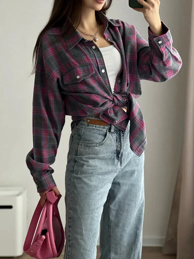 Classic Plaid Shirt - Litlookz Studio