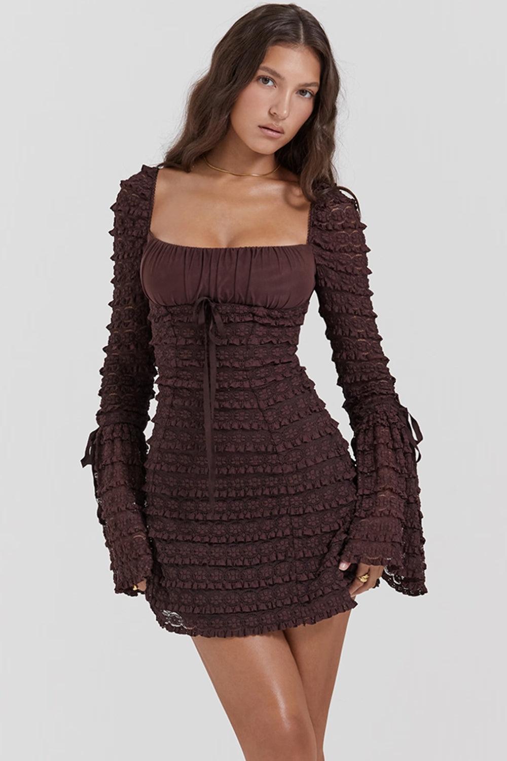 mini dress with ruching Level Up Ruched Mini Dress main image 0