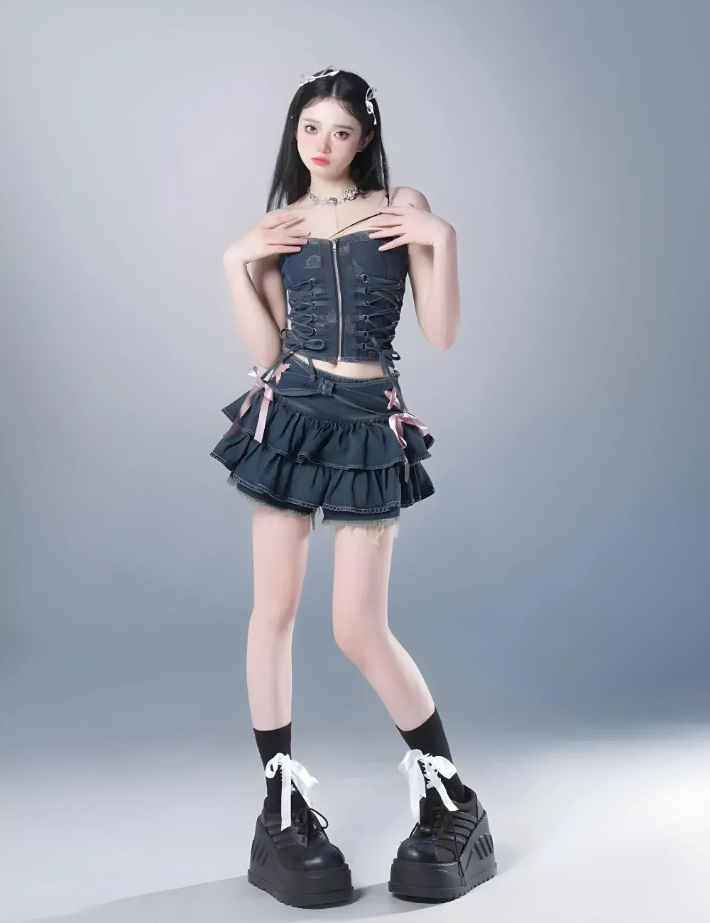 Gowon Low Rise Mini Skort - Butter Yellow