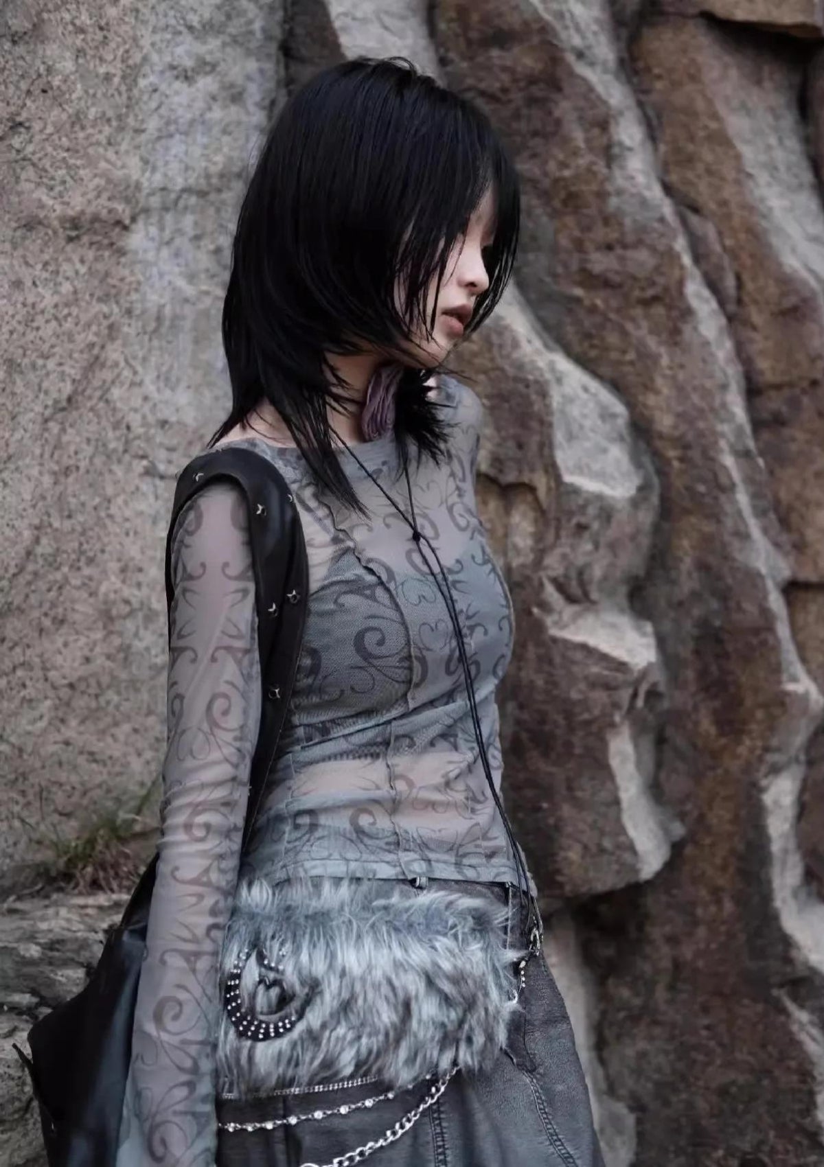 Cyberpunk Sheer Top - Litlookz Studio