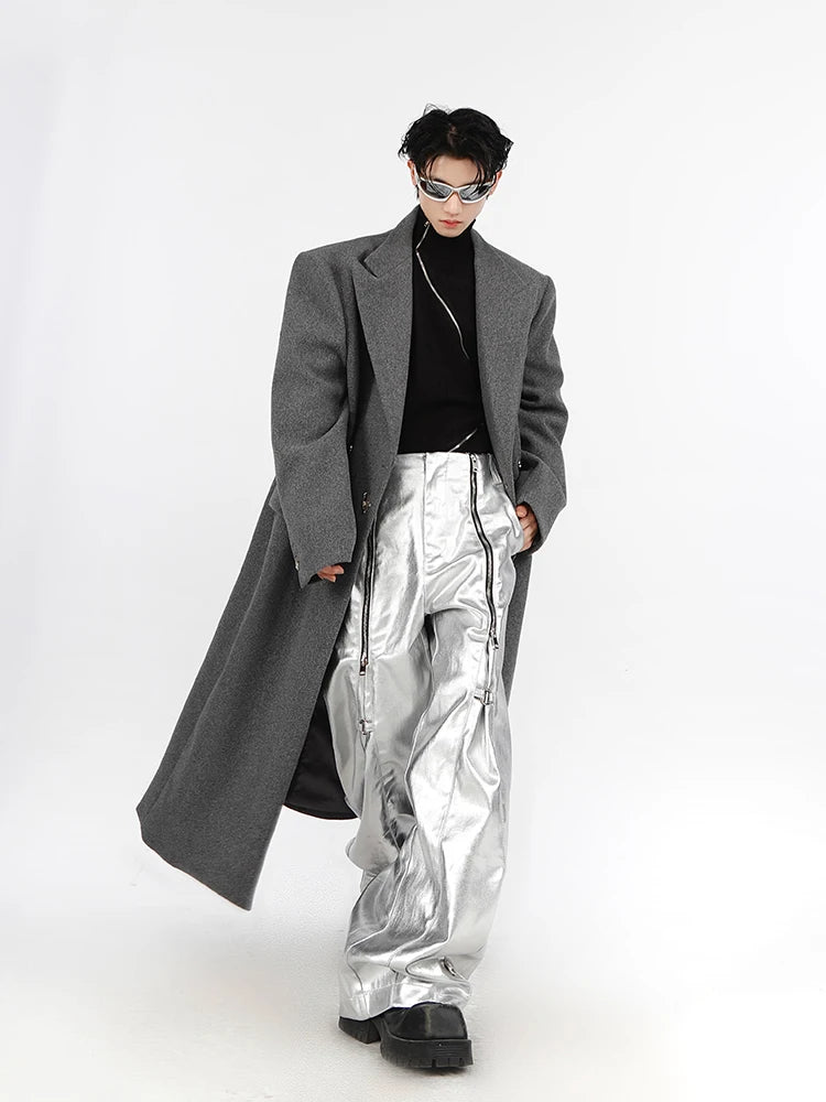 Cyberpunk Zip-Up Parachute Pants