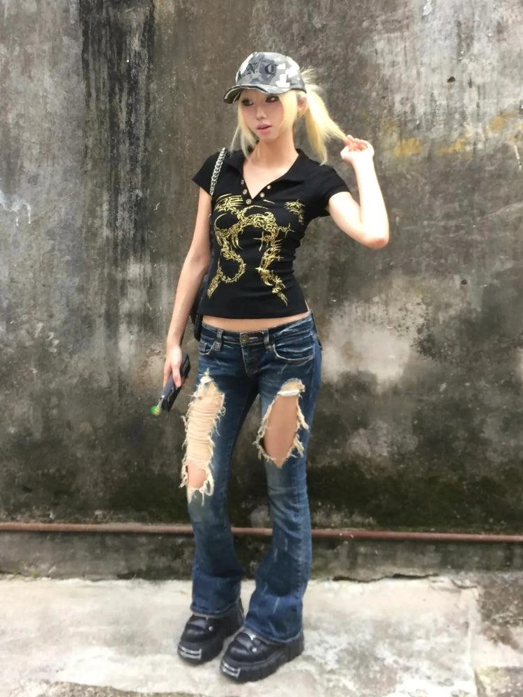 Fairy Grunge Sigilism Top