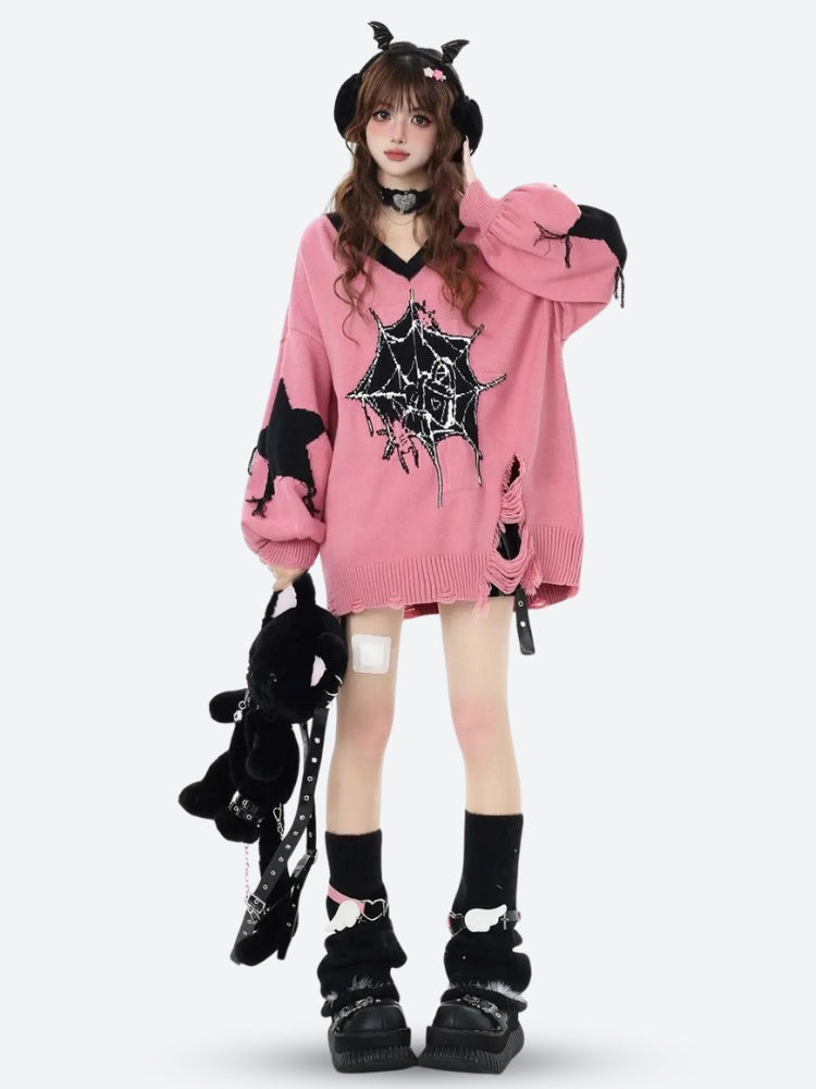 Pastel Goth Sweater - Litlookz Studio Pastel Goth Sweater - Litlookz Studio