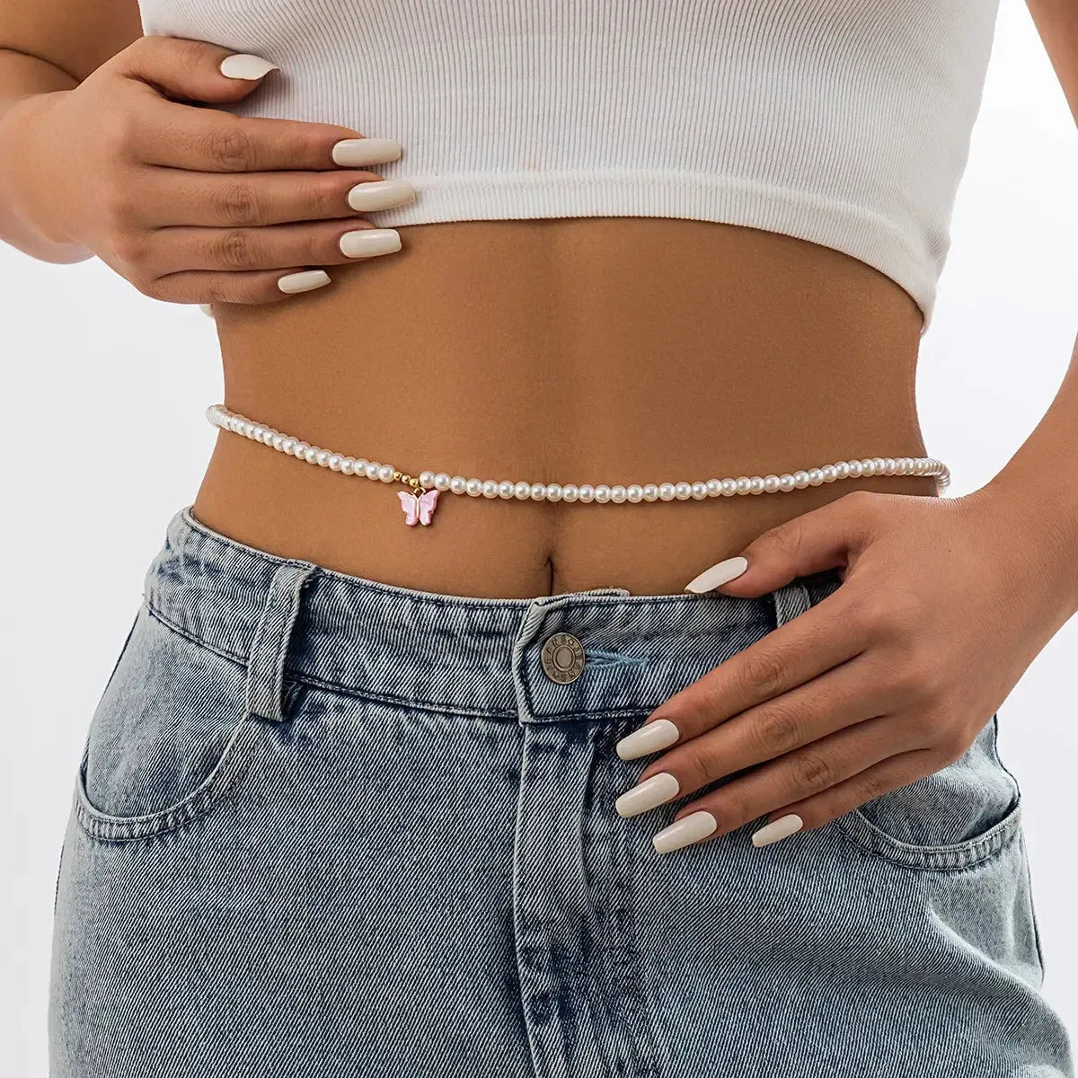 Belly chain butterfly discount