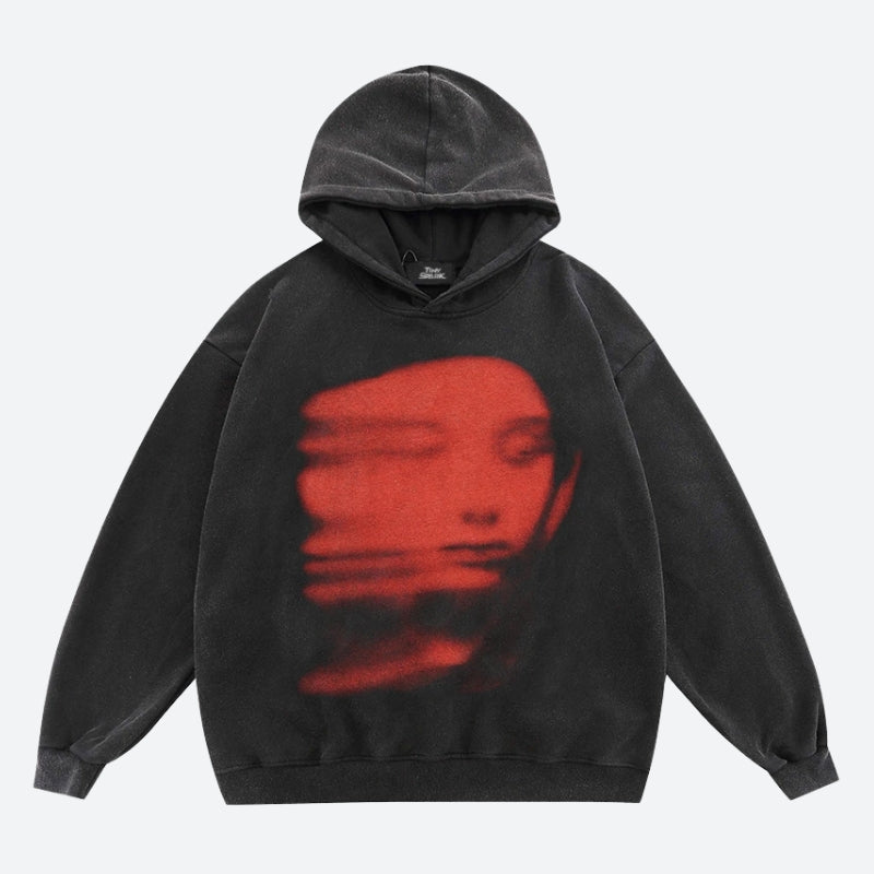 Red face hoodie deals