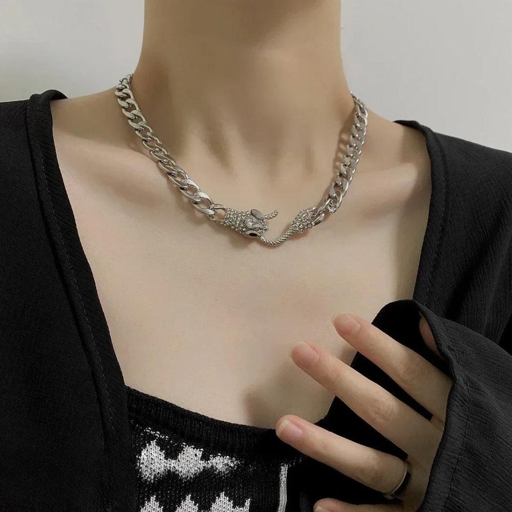 Kristalize Snake Star Scarf Necklace main image 0