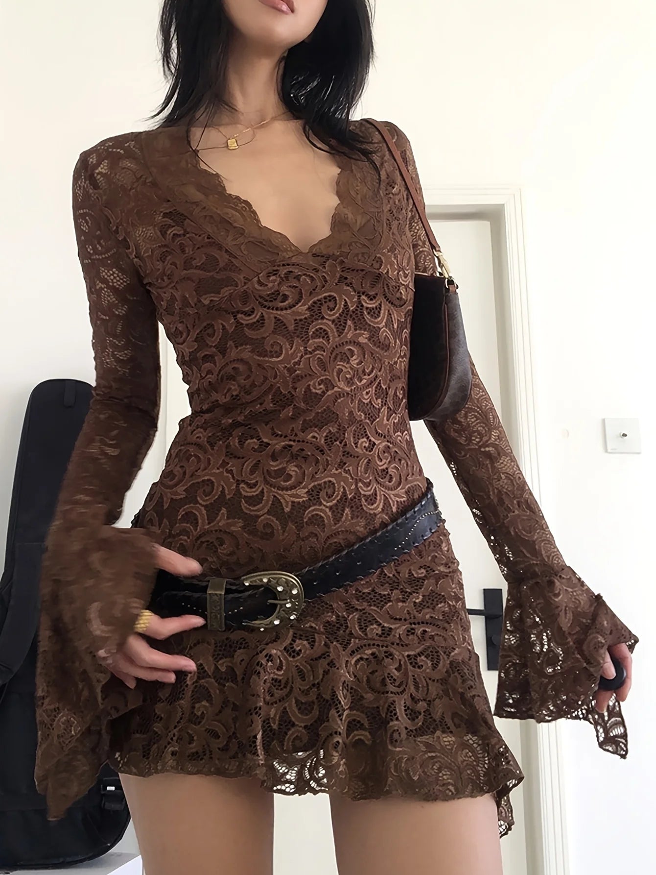Shop Sheer Lace Mini Dress - Litlookz Studio Shop Sheer Lace Mini Dress - Litlookz Studio