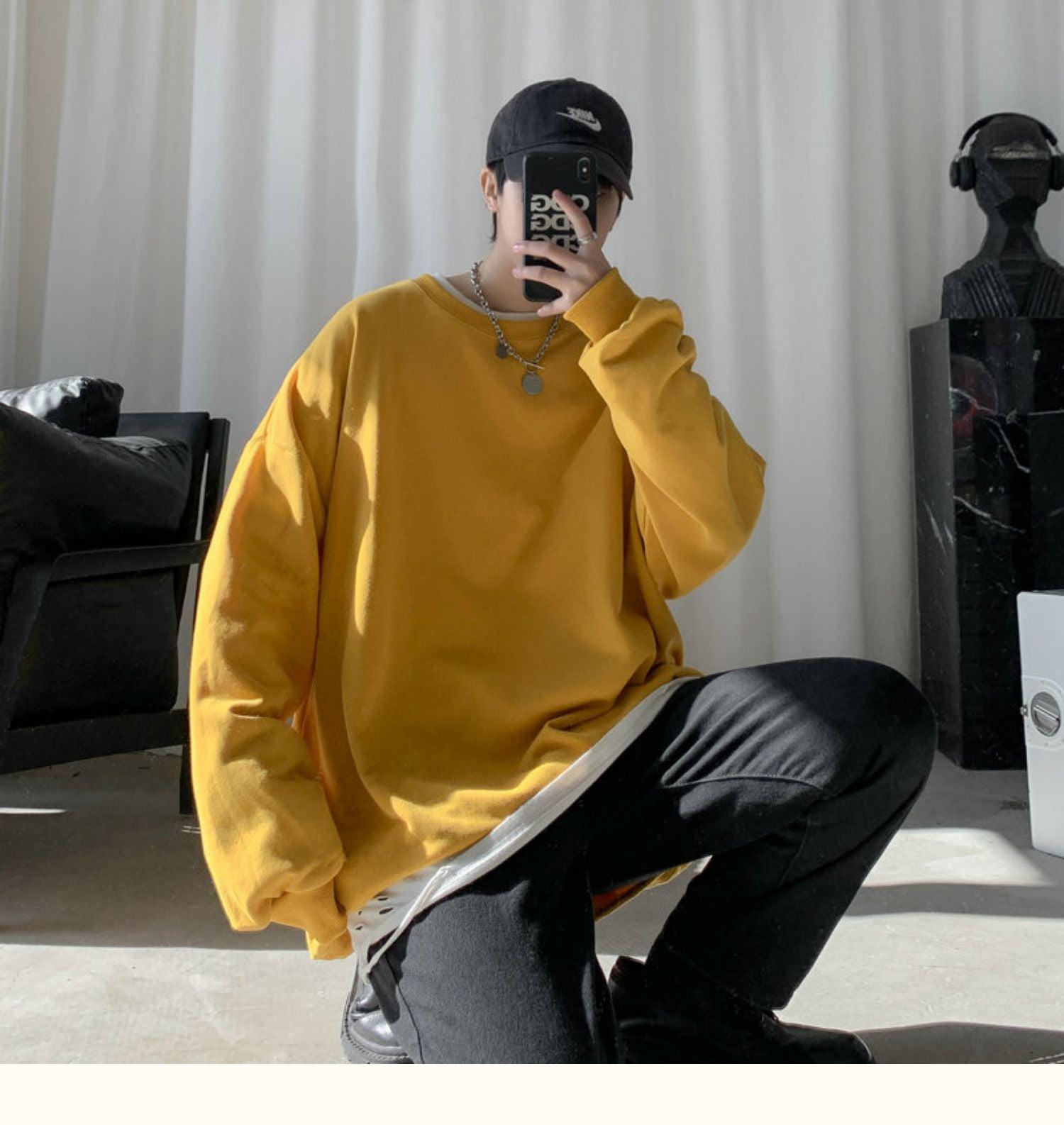 Soft Boy Basic Oversized Sweatshirt – Litlookz Studio