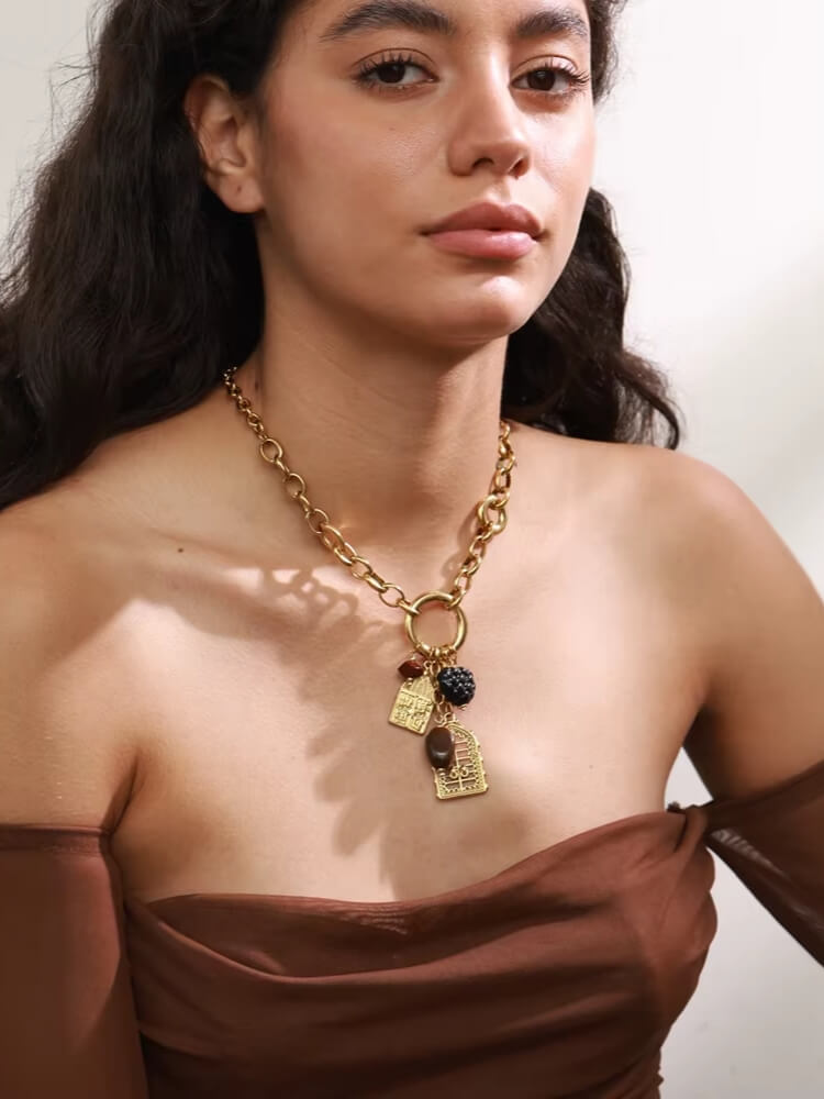 Charm necklace ネックレスチャーム ラピュイ LAPUIS サミー チャーム