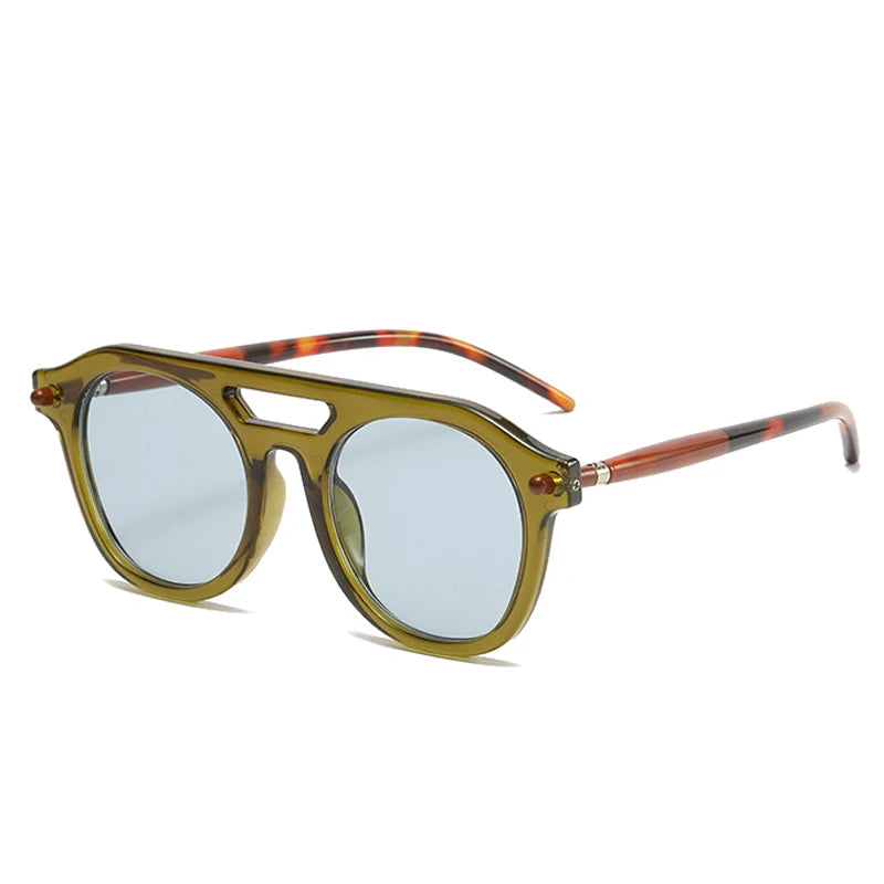 Scarlett Oval Retro Sunglasses