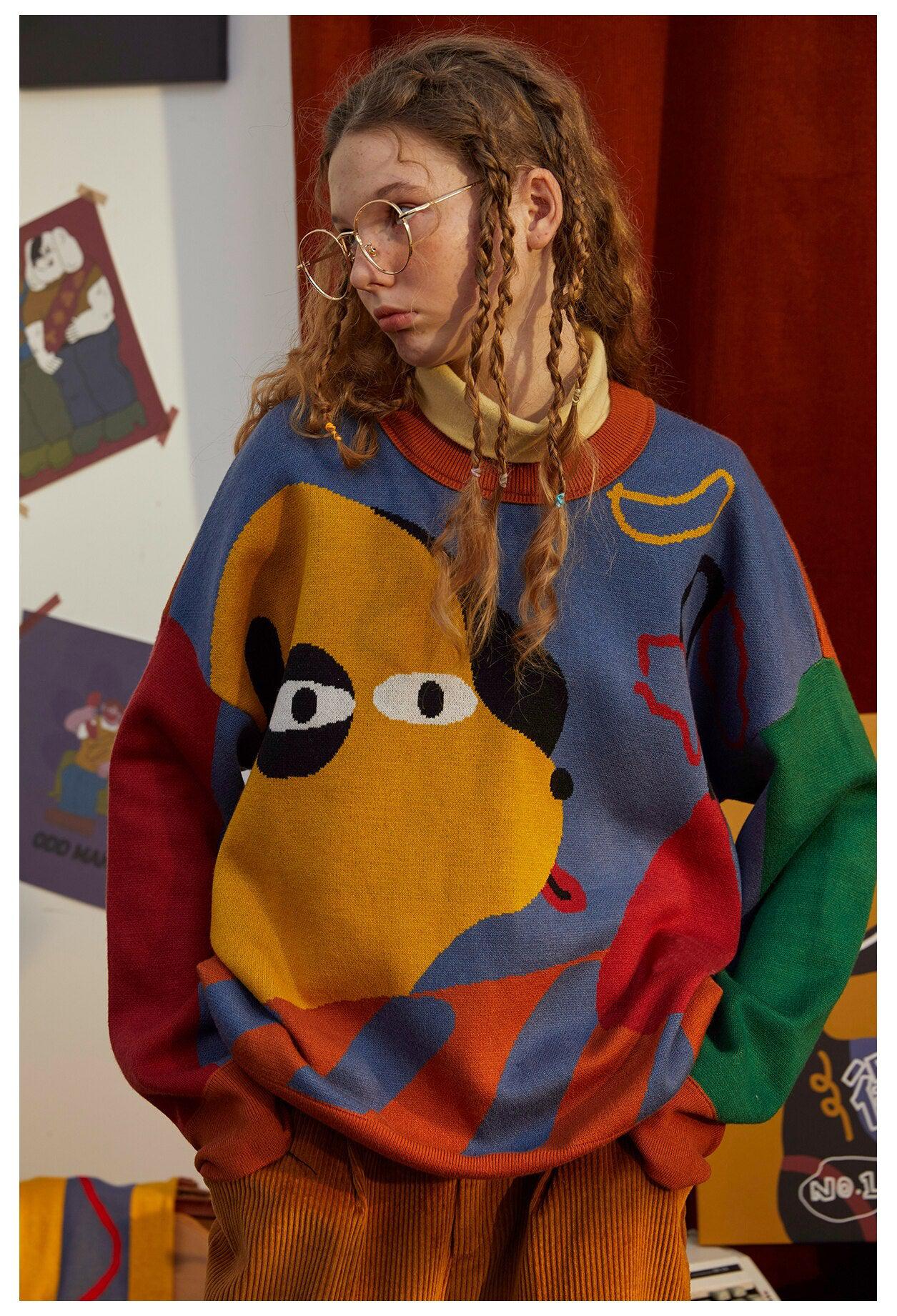 Weirdcore Dog Sweater Litlookz Studio