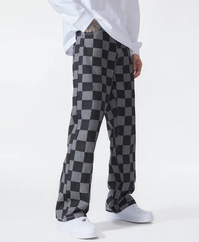 Y2K Checkered Black Pants – Litlookz Studio