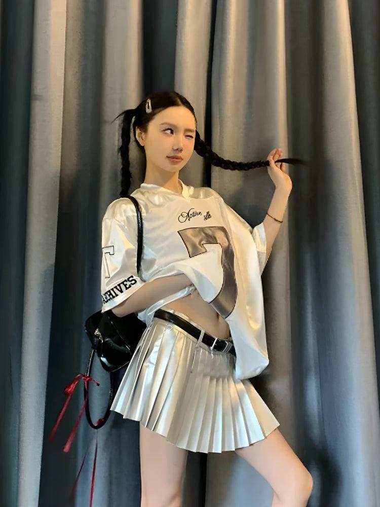 Y2K Seven Jersey Top - Litlookz Studio