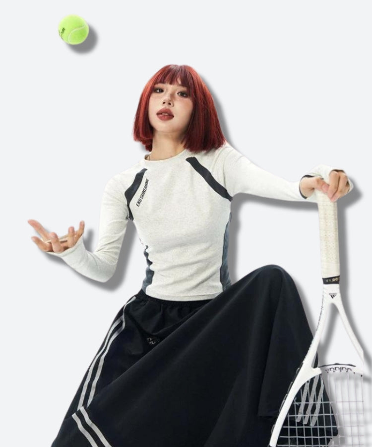 Y2K Sportswear Top - Litlookz Studio