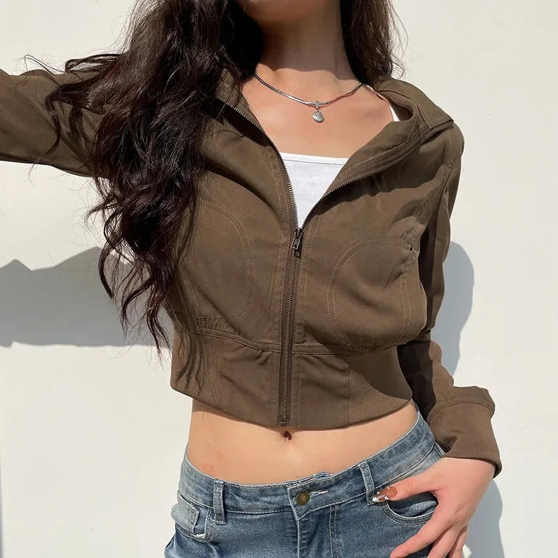 Y2K Zip-Up Jacket - Litlookz Studio