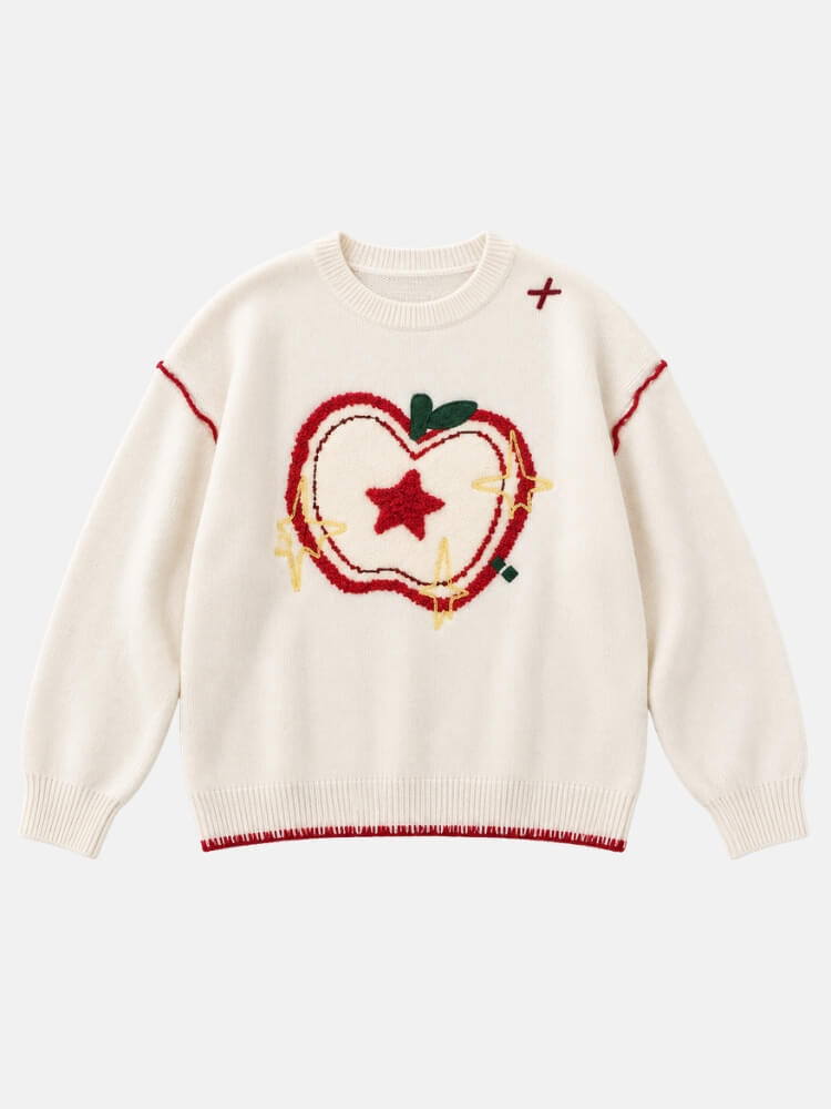 Apple Star Sweater