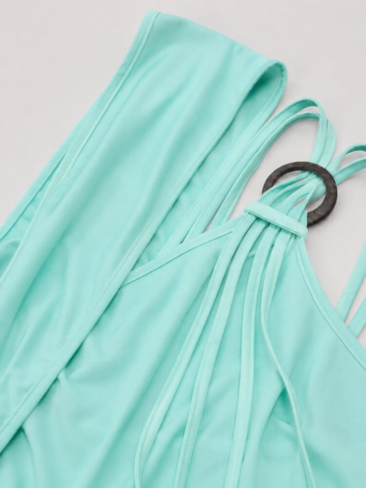 Aqua Off Shoulder Top