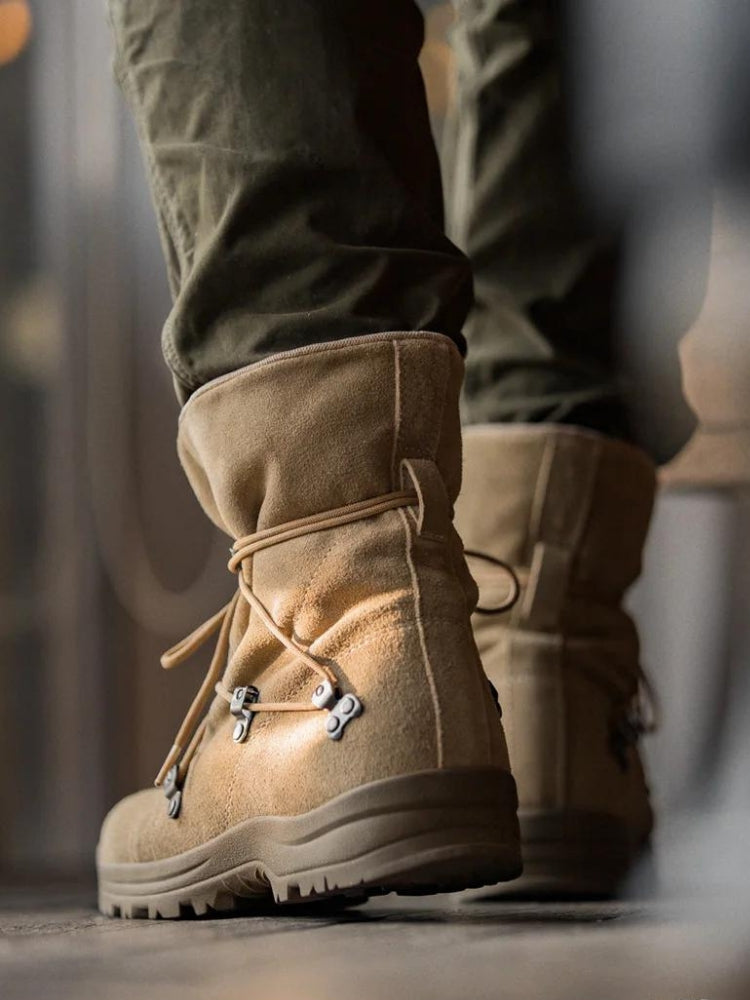 Army Style Lace Up Hiking Boots