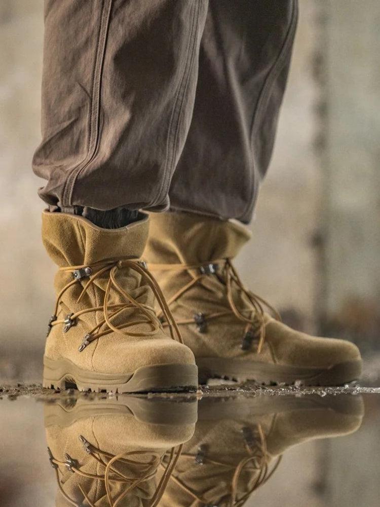 Army Style Lace Up Hiking Boots
