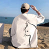 Back Printed Cat Tee