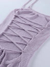 Backless Knitted Midi Dress