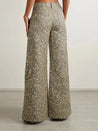 Baddie Leopard Embellished Cut Out Pants