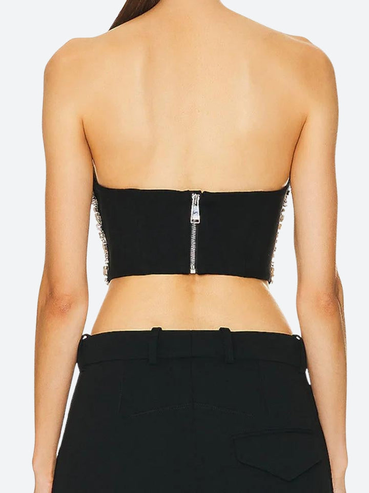 Baddie Lace Crop Corset Top