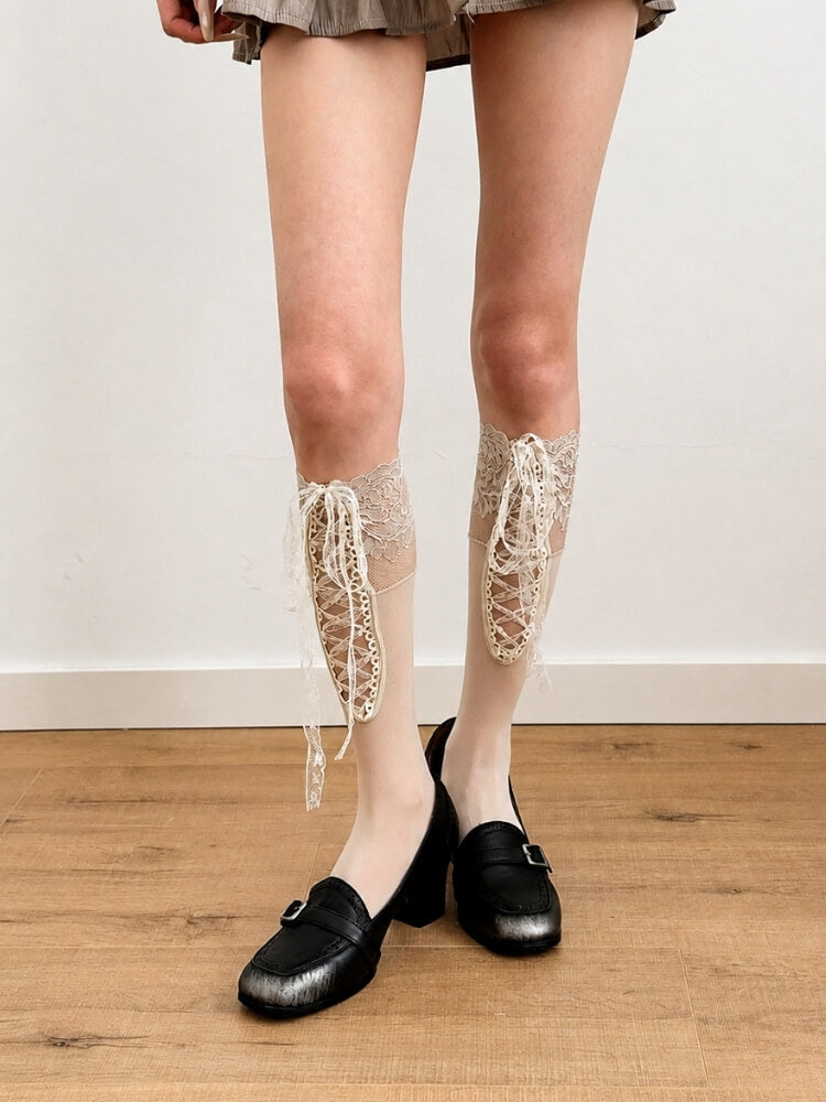 Ballet Lace Socks