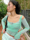 Ballet Wrap Crop Top