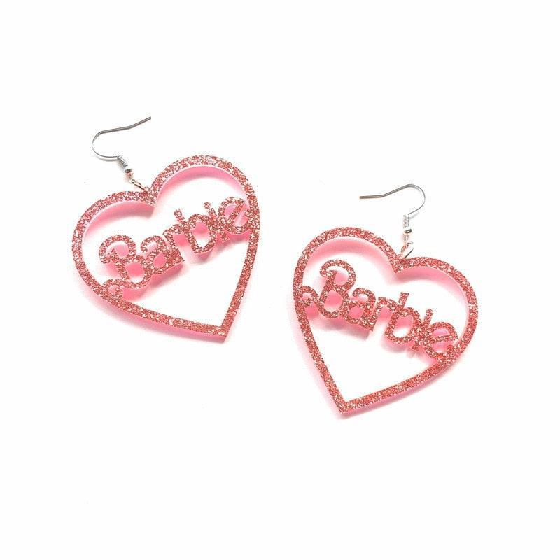 Barbie Glitter Earrings - Litlookz Studio