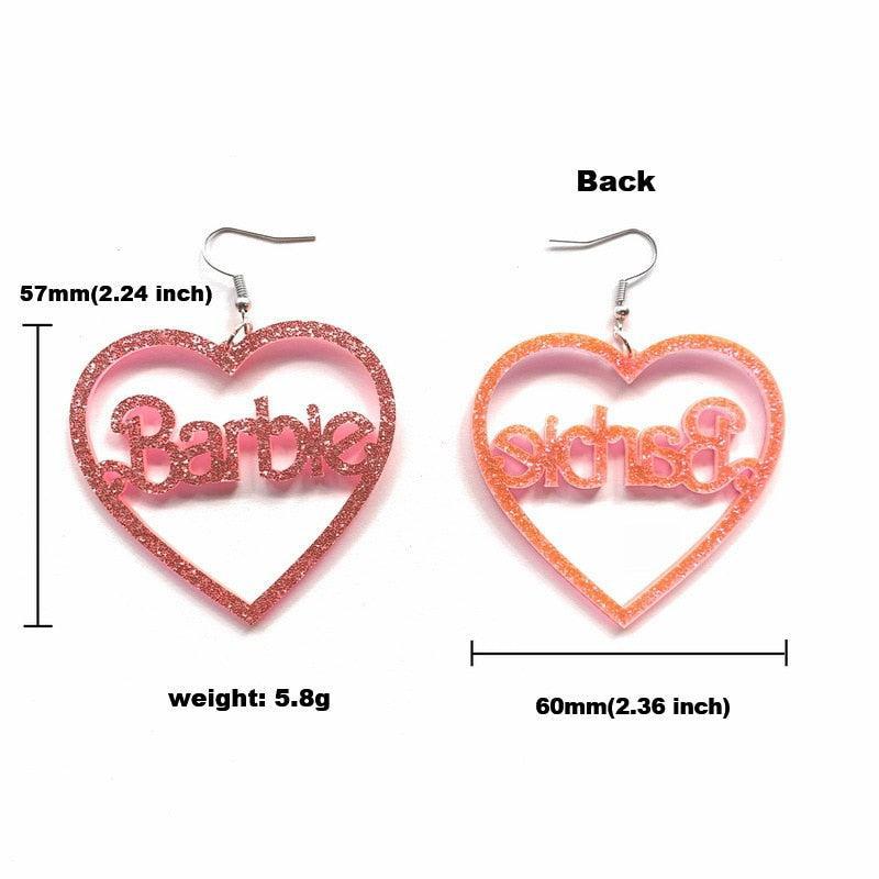 Barbie Glitter Earrings - Litlookz Studio