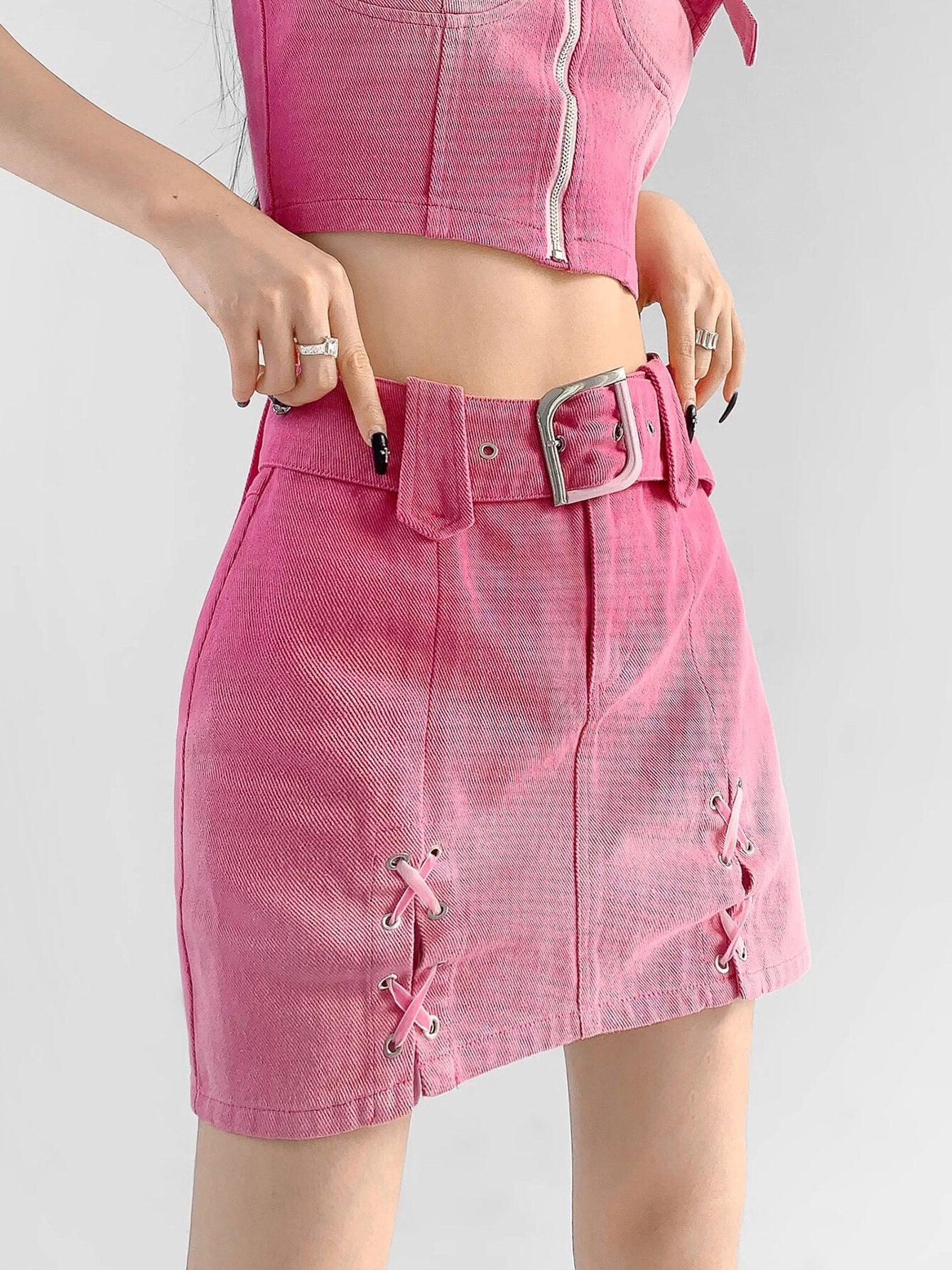 Barbie Mini Skirt & Top Two Piece Set
