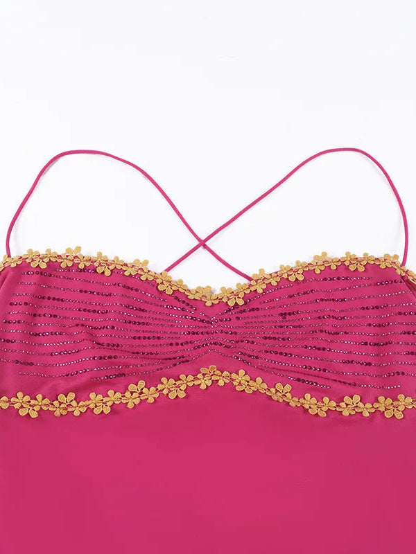 Barbiecore Top & Skirt Two Piece Set