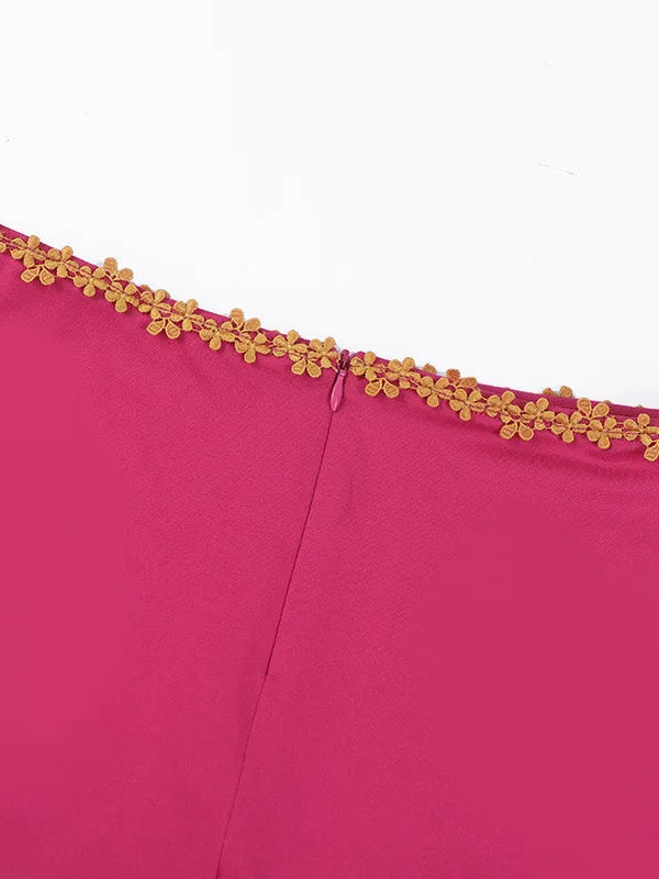 Barbiecore Top & Skirt Two Piece Set