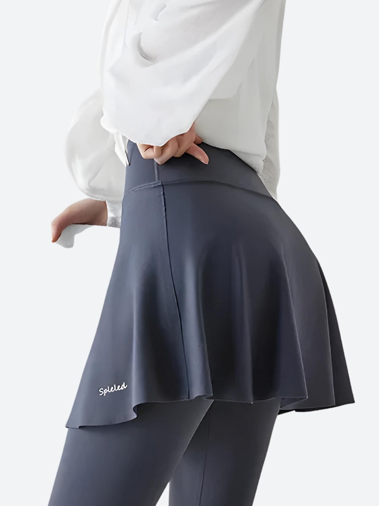 mini dresses with tights Basic Sport Leggings Mini Skirt