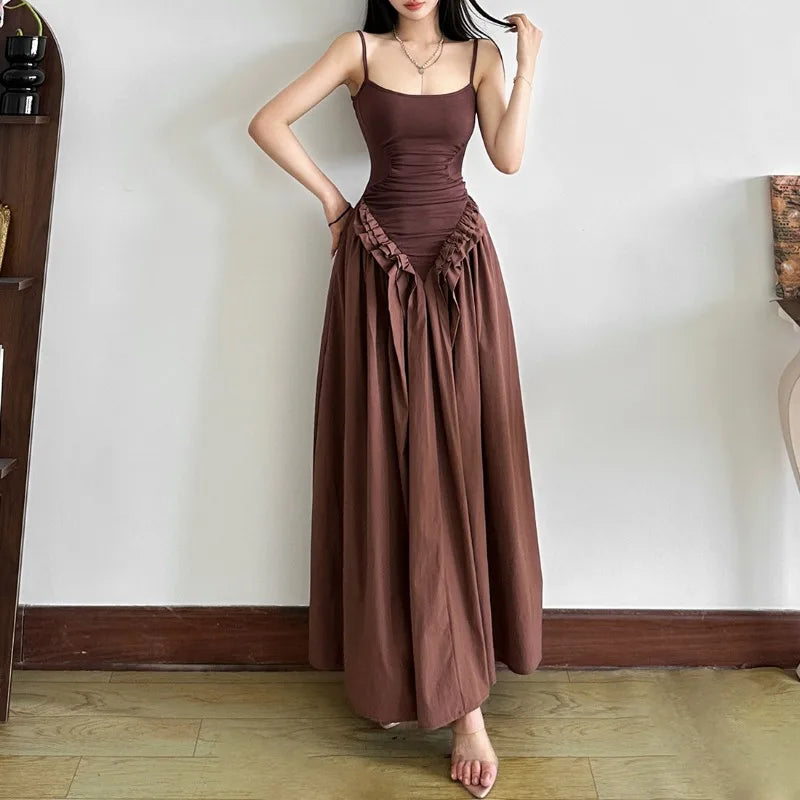basque waist dress casual Fashion People Can't Stop Wearing the Basque Waist Dress Trend This Summer