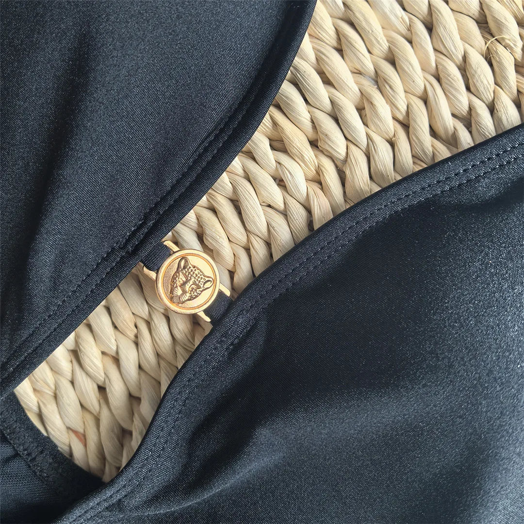 Black One Piece Swimsuit