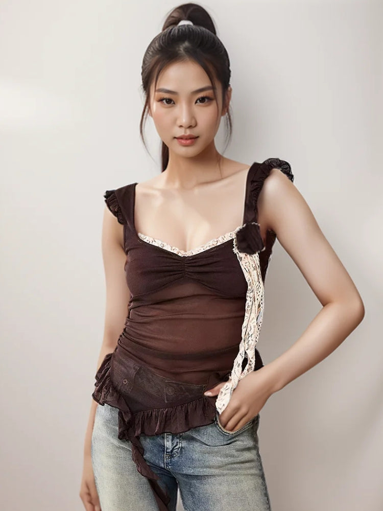 Boho Sheer Top