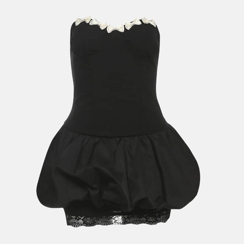 Shop Bow Strapless Bubble Dress