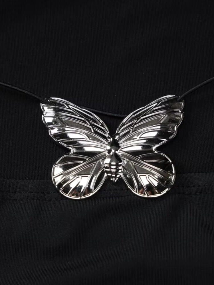 Butterfly Back Mini Dress