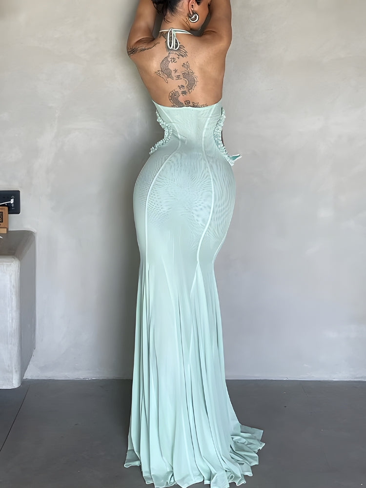 butterfly cut out prom dress Jovani 39039 - Butterfly Motif Evening Dress 8 / Royal/Multi