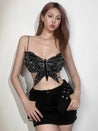 Butterfly Rhinestone Top