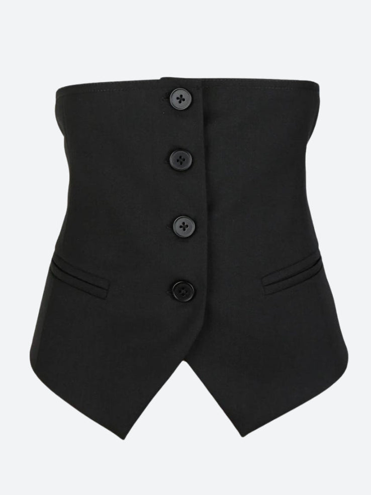 corset button top