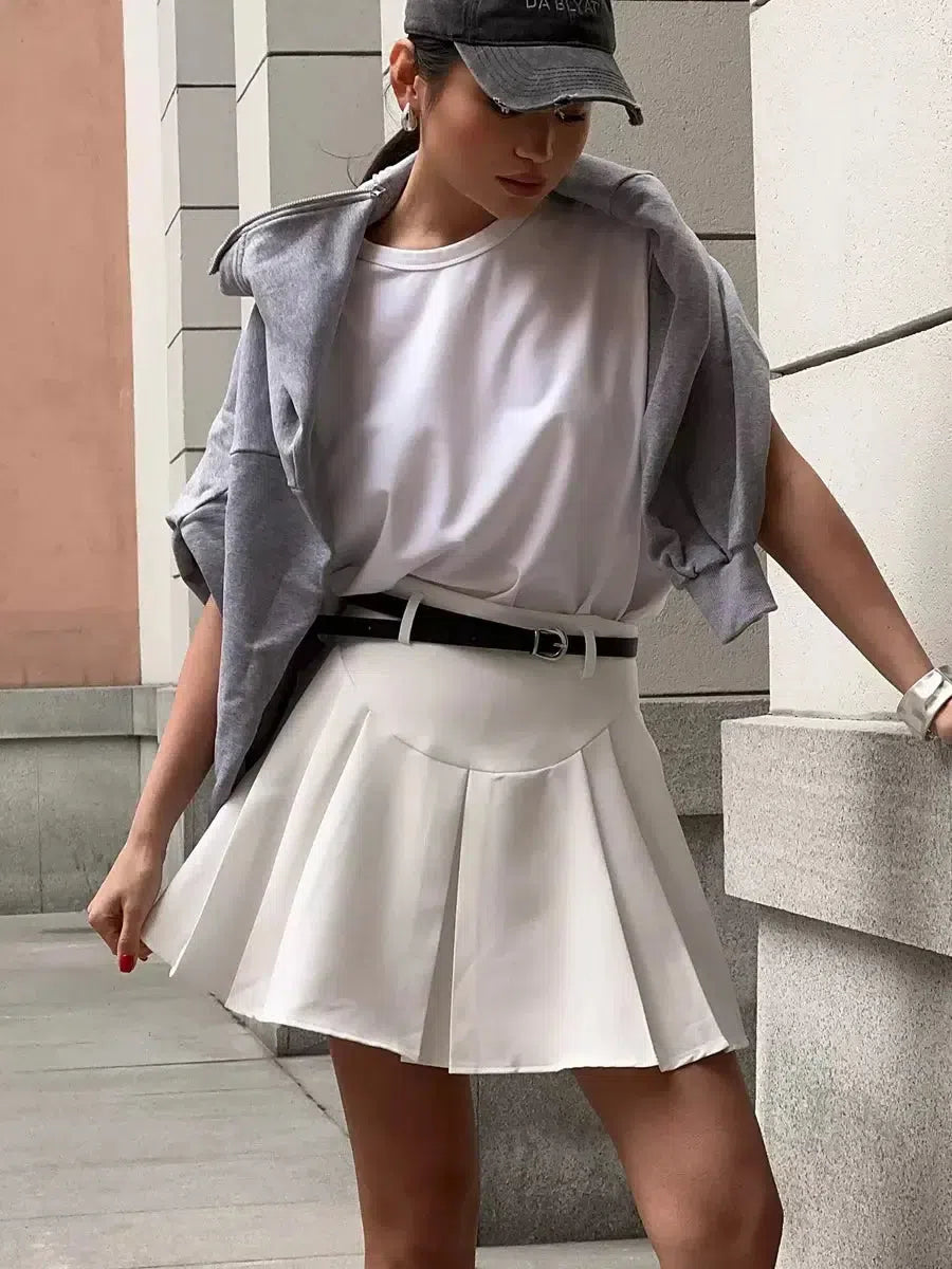 Casualcore Pleated Mini Skirt - Litlookz Studio