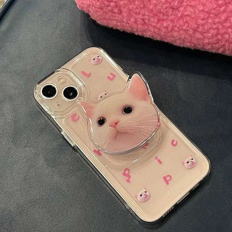 Cat Popsocket Phone Case