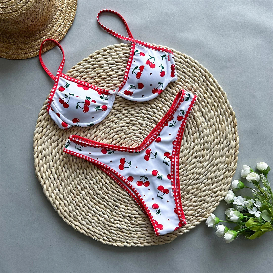 Cherry Bikini Set