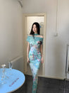 Chinese Art Maxi Dress