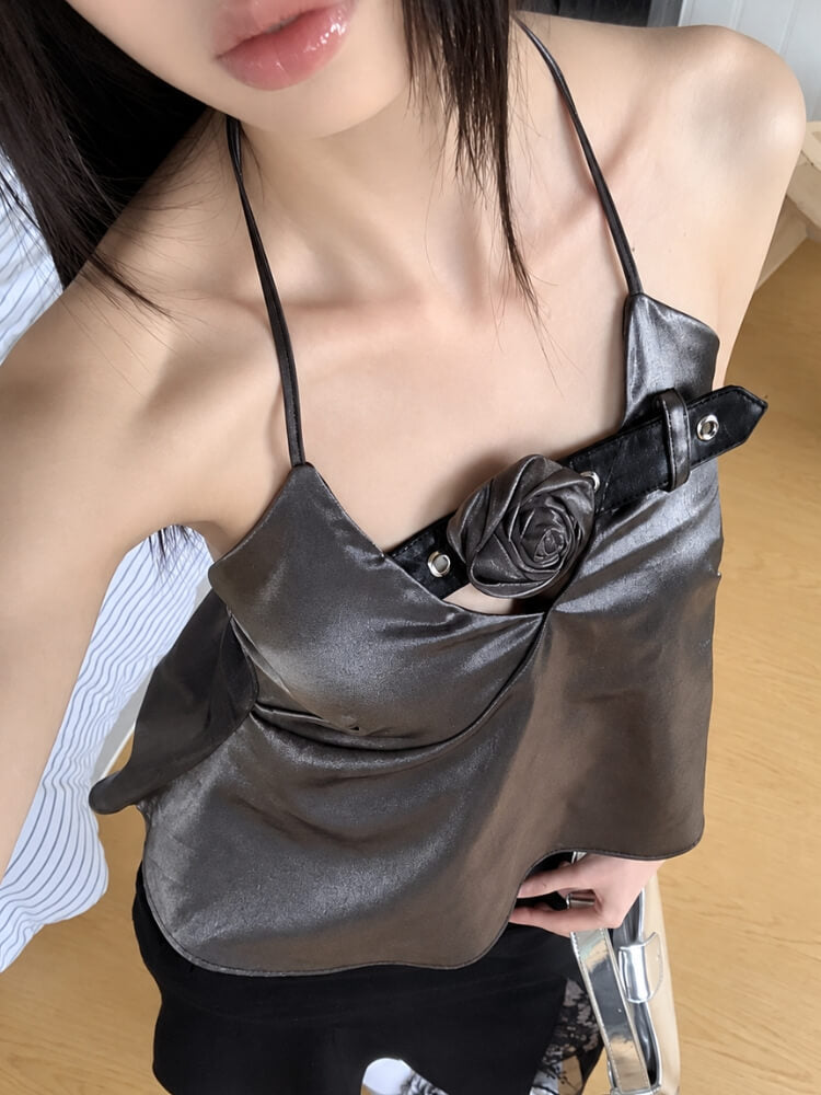 Chrome Rose Top