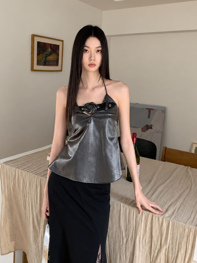 Chrome Rose Top