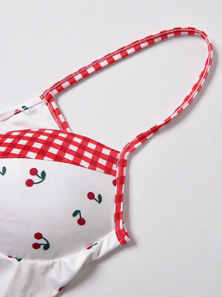 Coquette Cherry Top & Skirt Set